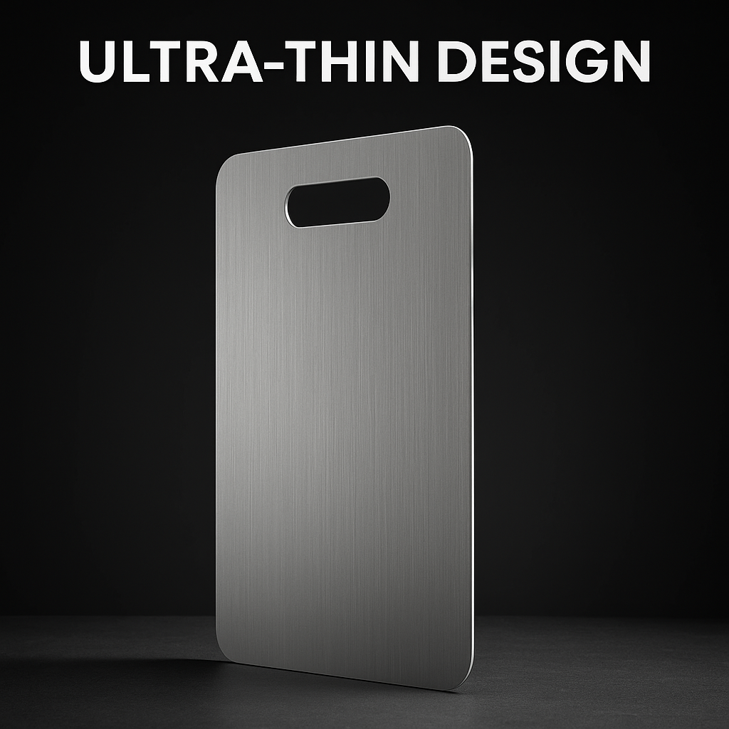 TitanGuard™ 100% Pure Titanium Cutting Board