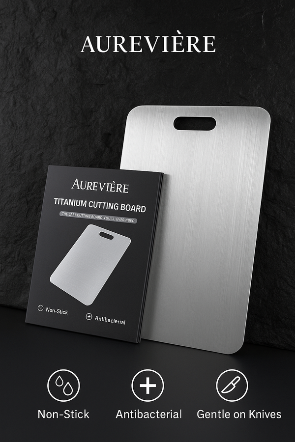 TitanGuard™ 100% Pure Titanium Cutting Board
